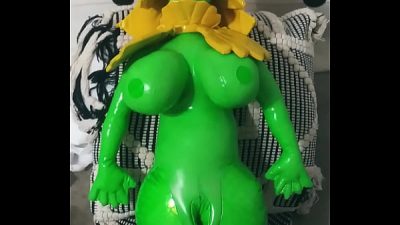 The Stacker: Lime Mermaid Daphne Gets Thrusted Rides it Wild