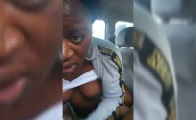 Uber Driver Receiving Handjob From Freaky Passenger