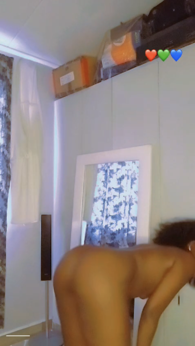 Displaying Her Nude Body