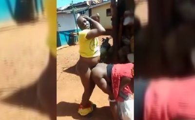 Fucking in public with an insane African man