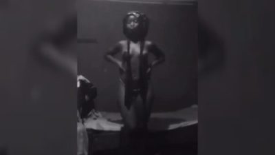 Dera, a Naija girl, in a nude video