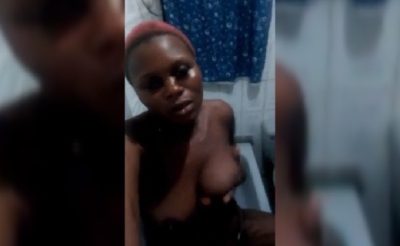 Bukky sent me naked in the bathroom