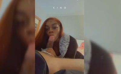 Rihole, an influencer, is sucking Big Dick