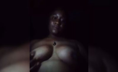 Squeezing Her Tiny Boobs