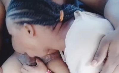 A Ugandan Man’s Record Mistress Is Blowjobing Him