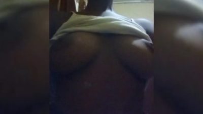 View Of My Boobs In The Morning