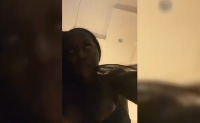 While being fucked she records her reaction