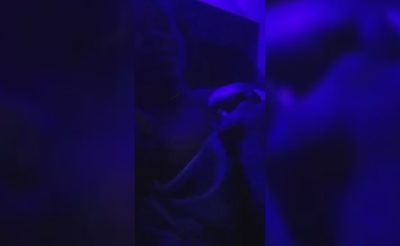 Recording Lover Sucking Her Breasts