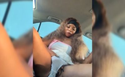 Quick Masturbation in the Car by Horny Winnie