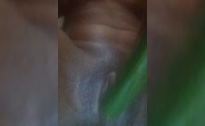 I Got A Video From Peace Showing Her Using Cucumber