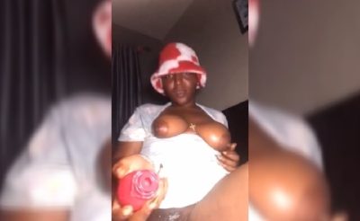 Big Boobs Irene Uses Her Rose Vibrator