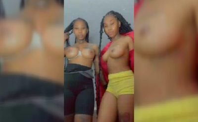 Naughty Twin Escort’s Topless Video