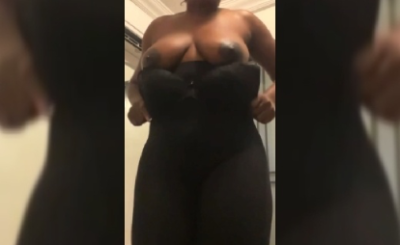 Naughty Sandra Showing Off Her Boobs